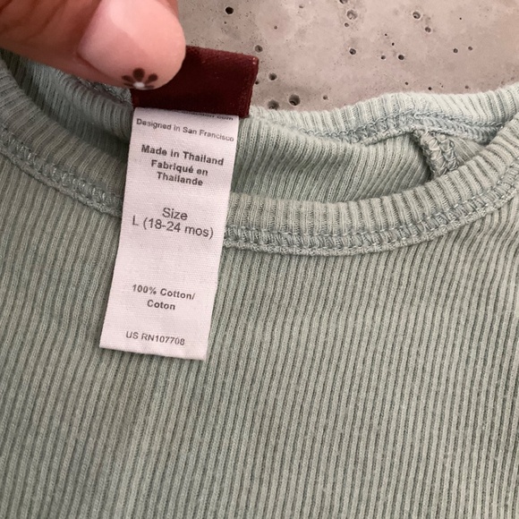 Tea Collection Ribbed Long Sleeve - Picture 3 of 3